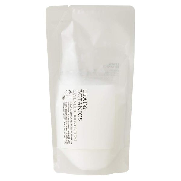 Leaf & Botanics Body Lotion, Lavender, Refill, 9.5 fl oz (280 ml), Body Cream, Refill