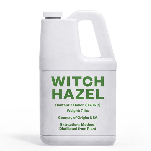 Wholesale Witch Hazel Distillate Face Toner, 1 GAL, Bulk, All Natural