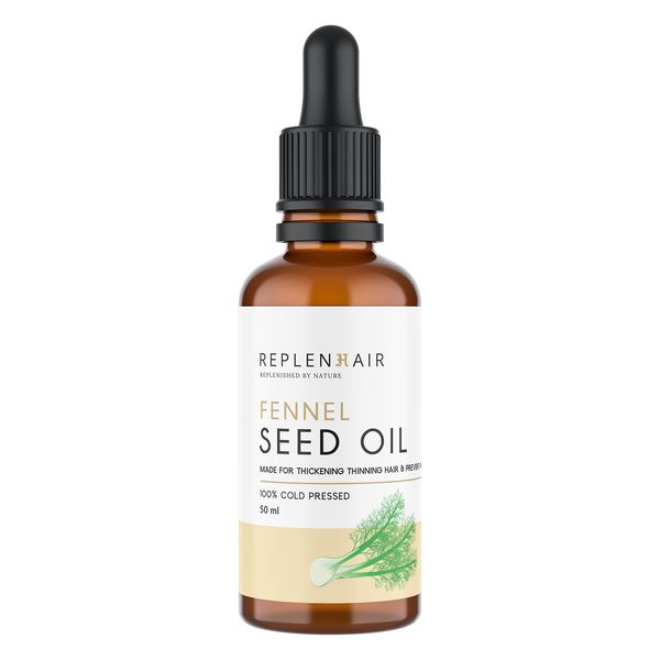 Organic Fennel Seed Oil for strong & silky hair | Lightweight Hair Oil that Nourishes & Protects | for Women and Men