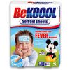 BeKoool Soft Gel Sheets for Kids, White, 4 Count (Pack of 12)