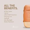 Barefaced GLAZED Ultra Hydrating Sleeping Mask, 150ml & sunkissed tinted sunscreen 50g -Bundle