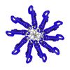Plastic Key Clip,Plastic,Blue,PK25