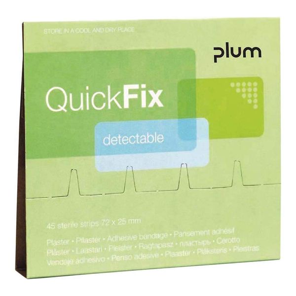 Plum 5513-2 Refill QuickFix Detectable Pack of 45, Small