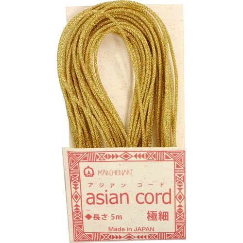 Fairytale Art Asian Cord Extra Fine Col.751 Gold 5m