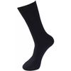 1 Paar Herrensocken aus Baumwolle, nicht elastisch, Einheitsgröße, Schwarz