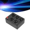 Variable Widerstände, ABS Box Mit Einstellbarem Dekadenwiderstand Und Verbindungsdraht Widerstandsersatzbox 0-9999,9 Ω Box Mit Variablem Widerstand