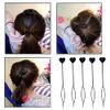 6 Pcs Hair Braid Tool Plastic Quick Beader Tool Hair Beader Tool Ponytail Maker Styling Tool Hair Styling Accessories for Hair Braid Hair Styling Accessories