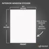 1-Part Self-Adhesive Buyers Guide Form - Blank Front - Text on Back (100 pack)