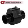 HEROFFIX 1 Set Car Water Coolant Temperature Sensor Adapter Joint Pipe Radiator Sensor Adaptor 26mm Black