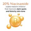 Niacinamide Advanced 20% Face Vegan Serum Vitamin B3 Concentrated w/Hyaluronic Acids Green Tea Beta-Glucan 1oz Damask Rose 64.5% No-Scent Even Skin Tone Defying-Aging Minimize Pores Plump Fine Lines