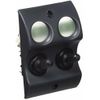 Afi Marinco Marinco Micro Panel 2 x 2 Way Switch On/Off Black 900-2WP