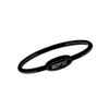 Efx Silicone Oval Wristband (Black)/Grey, Large