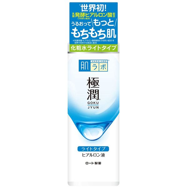 Hada Lab Gokujun Hyaluronic Acid Lotion, Light Type, 3 Types of Hyaluronic Acid, 6.1 fl oz (170 ml)