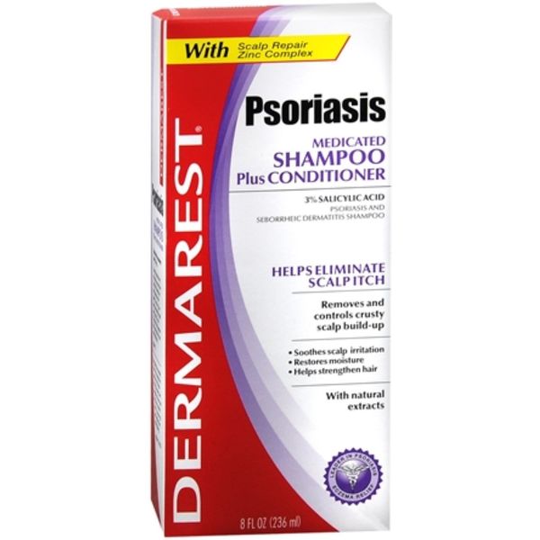 DERMAREST Psoriasis Medicated Shampoo plus Conditioner, 8 OZ