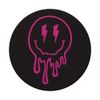Hot Pink - Melting Smile Face Design PopSockets Swappable PopGrip