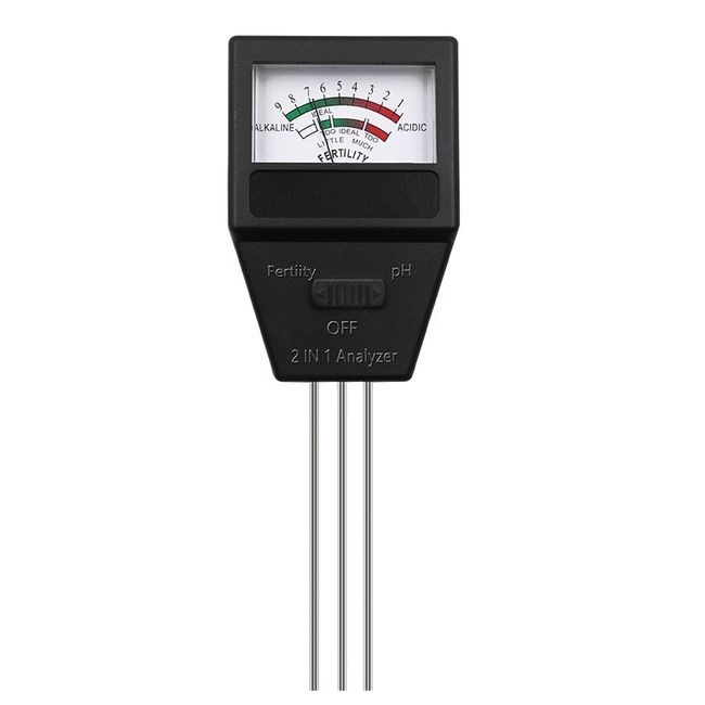 Fertility Plant Soil Thermometer Hygrometer 4 In 1 Lcd Digital Ph