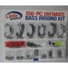 Eagle Claw Lazer Sharp 156PC Ultimate Bass Rigging Kit