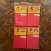 Reusable Plastic Red Tablecloths Rectangle 54" x 108" Table Covers 4 Lot
