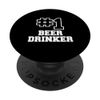 Number One Beer Drinker Legendary Beer #1 Consumption PopSockets Adhesive PopGrip