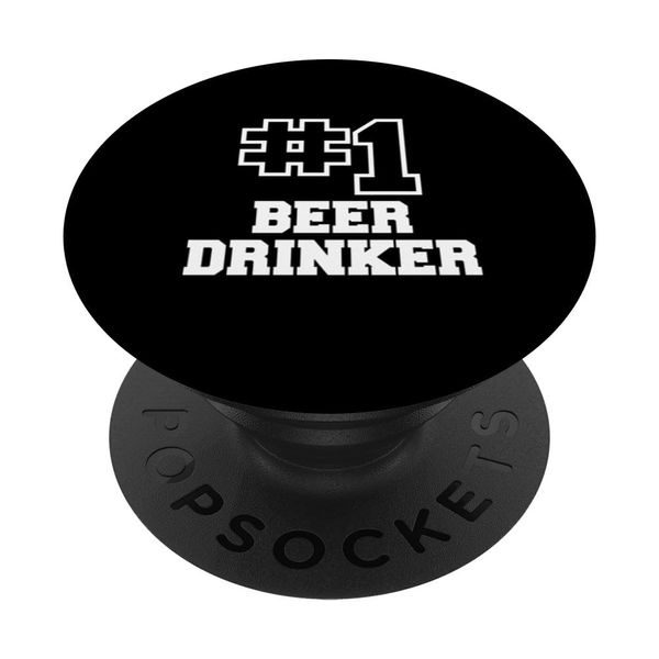 Number One Beer Drinker Legendary Beer #1 Consumption PopSockets Adhesive PopGrip