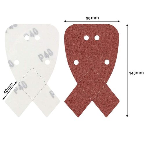 Black Decker Mouse Sander Pads,40pcs Mouse Palm Sander Detail Pads Sandpaper,Mouse Sanding Sheets Assorted 40/60/ 80/120/ Grits to Fit Black and Decker Detail Palm Sander