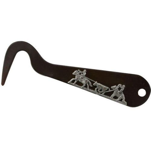 Showman Team Roping Brown Steel Hoof Pick