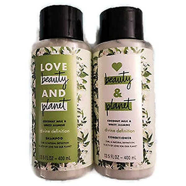 Beauty & Planet Coconut Milk & White Jasmine Shampoo And Conditioner Set