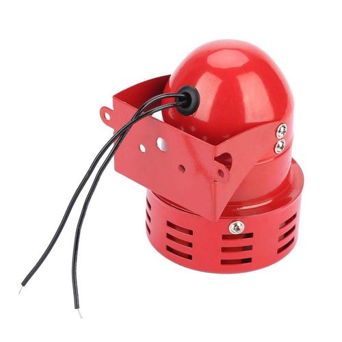 Walfront Motor Alarm Horn Siren Buzzer 220V 120DB MS-190 Red