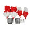 2 PCS Lighted Santa Hat Style Christmas Tree Set 4ft Artificial Tree with Lights