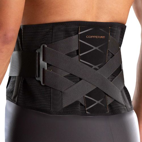 Copper Fit X-Back Brace for Lower Back Pain, Lumbar Support, Herniated Disc, Sciatica, Arthritis – Adjustable, Breathable Design - for Men and Women (2XL/3XL)