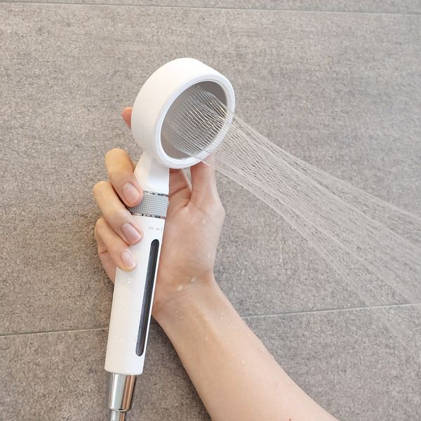 Pre-made tornado filter shower head