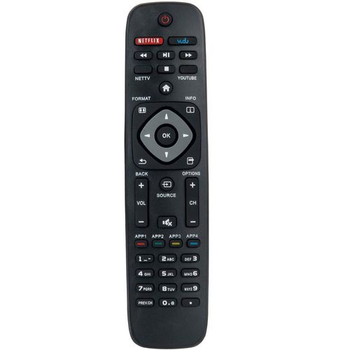 Universal Remote Control for Philips TV, Compatible with All Philips LCD LED 4K UHD Smart TVs