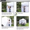 ABCCANOPY Side Panel for 3x3M Straight Leg Gazebo,1 Pack Sidewall Only (White)