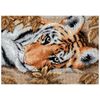 Dimensions Gold Petite Beguiling Tiger Counted Cross Stitch Kit -7"X5" 18 Count