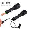 350yards Hunting Green LED Flashlight Predator Light Torch with Remote Switch