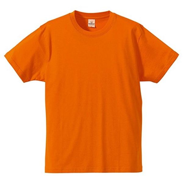 Daily necessities Short Sleeve T-shirt CB5806 Orange XS Size [Set of 5]