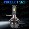 H11 LED Headlight Super Bright Bulbs Kit White Low Beam Direct Replacement 2Pack