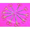 10 GERMAN TC IRIS MICRO SURGICAL SCISSORS STR+CVD 4.5" W/TUNGSTEN CARBIDE INSERT
