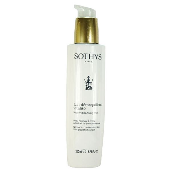 Sothys Vitality Cleansing Milk Normal Combination 200ml / 6.76oz NEW