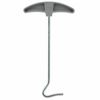 Vision4ever 3Pcs Tent Peg Ground Hook, Remover Peg Puller Extractor Puller Camping Steel Stakes Hooks Remover