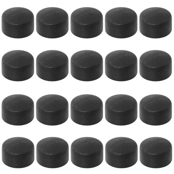 SQXBK 20PCS 12.7mm Foosball End Cap Foosball Table Rod Safety Rubber End Caps Flexible Pipe Post Rubber Cover Tip Protectors