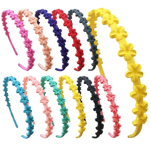 Chunx 12pcs Girls headbands Flower Headbands