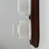 QR1 Series Surface-Mounted Retro Frame 2-Way Beech Wood Dark
