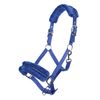 HKM Nylon Head Collar Glitter With Polar Fleece Lining Corn Blue Cob