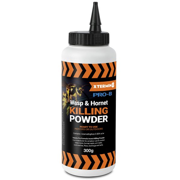 Xtermin8Prob - Wasp and Hornet Killing Powder - wasps nest killer as used by Professional Pest Controllers