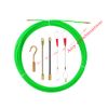 CKZYHHJ 37FT Fish Tape Wire Puller Including 5Adapters- Durable Cable Retraction Aid for Electrical Work (12M)