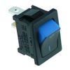 10 x Blue Rectangle 'Visi On' Rocker Switch SPST R13-66A5-02