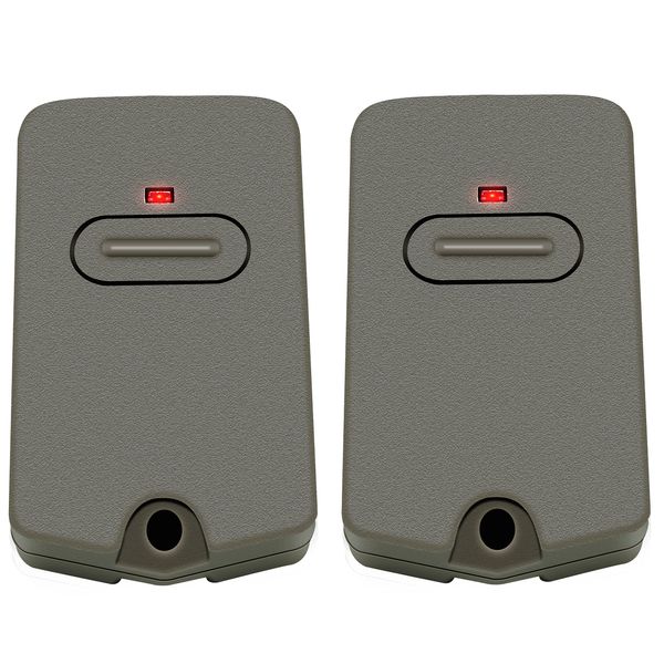 RB741/FM135 318MHZ 9 Dip Black Remote for GTO/Mighty Mule Linear Pro Access Gate Opener(2Pack) 3-Years-Warranty