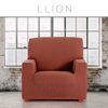 Eysa Llion Sofa Cover, Lycra, Orange 9, 1 Seater
