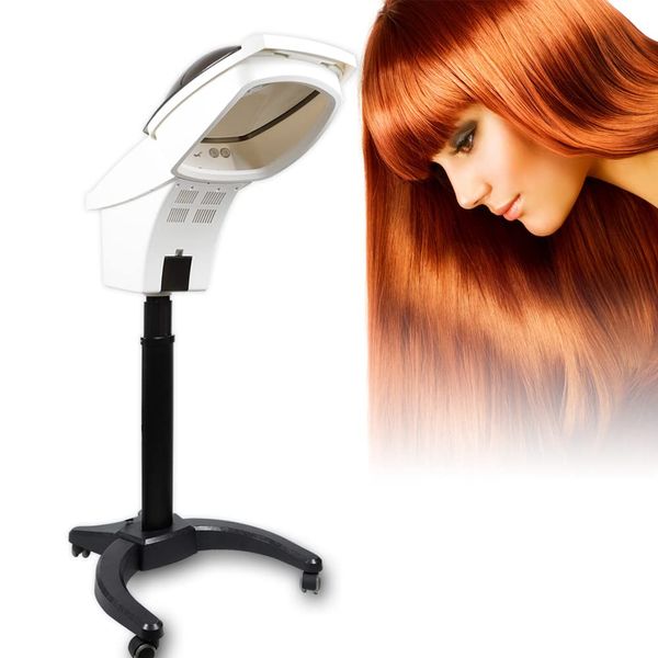 Standing Hair Steamer Ultrasonic Mist Ozone Hair Care Salon SPA Steamer Oil Treatment Machine Hair Dye Oil Treatment Equipment with LCD Panel